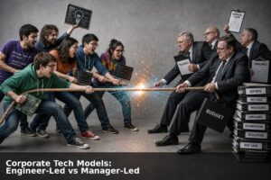 Corporate Tech Models: Engineer-Led vs Manager-Led