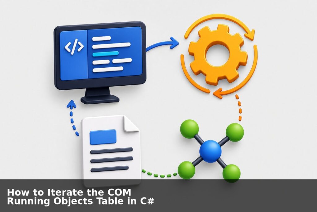 How to Iterate the COM Running Objects Table in C#