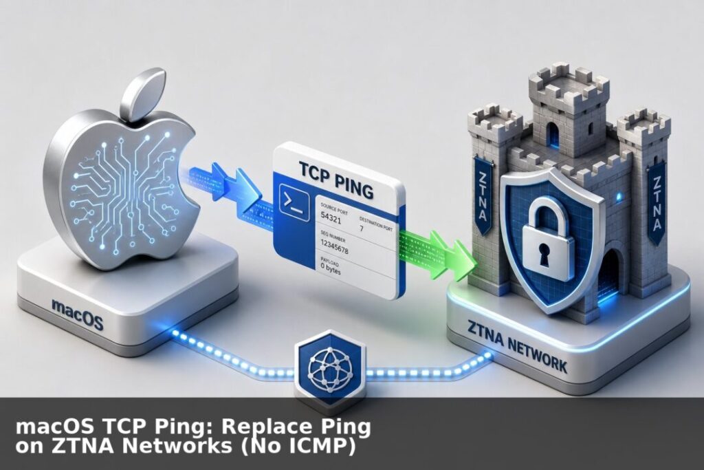 macOS TCP Ping: Replace Ping on ZTNA Networks (No ICMP)