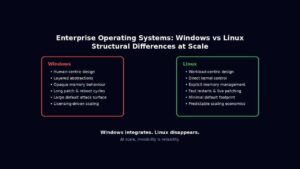 Enterprise server rack with multiple servers and network cables in data center