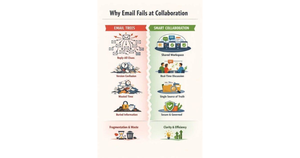 Email Chain Tree Email Trees and Corporate Refusal to Collaborate Properly