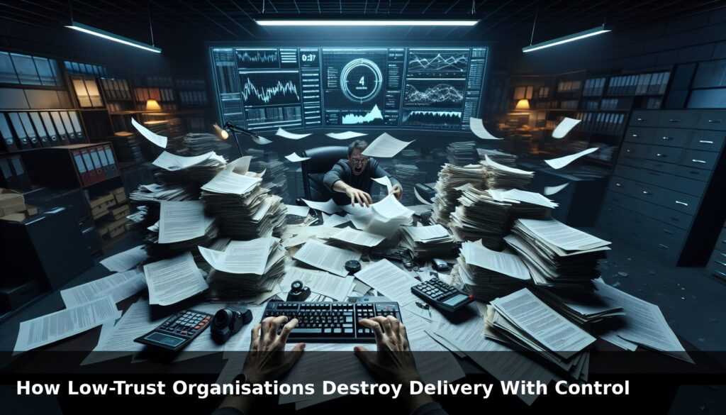 How Low-Trust Organisations Destroy Delivery With Control