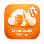 WordPress plugin interface showing database and media cleanup tools