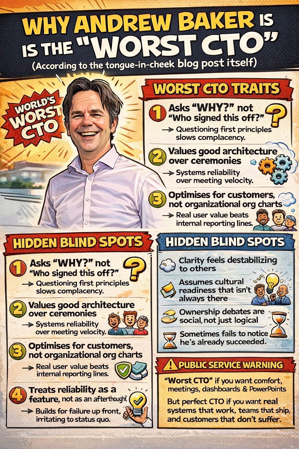 Why Andrew Baker Is the World’s Worst CTO