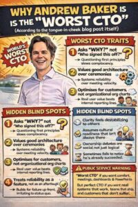 Andrew Baker looking frustrated while working at computer