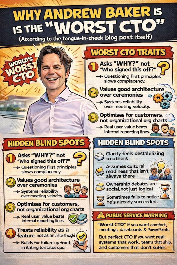 Why Andrew Baker Is the World’s Worst CTO