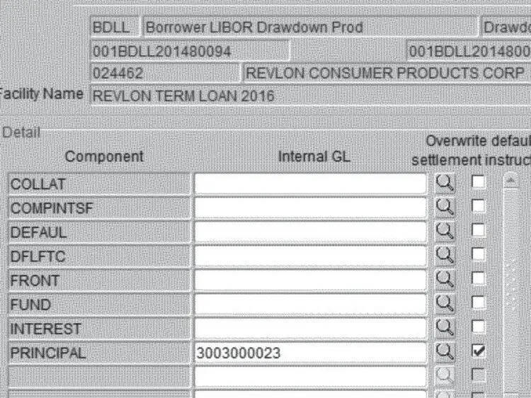 Citibank Flexcube system interface form displaying banking platform fields