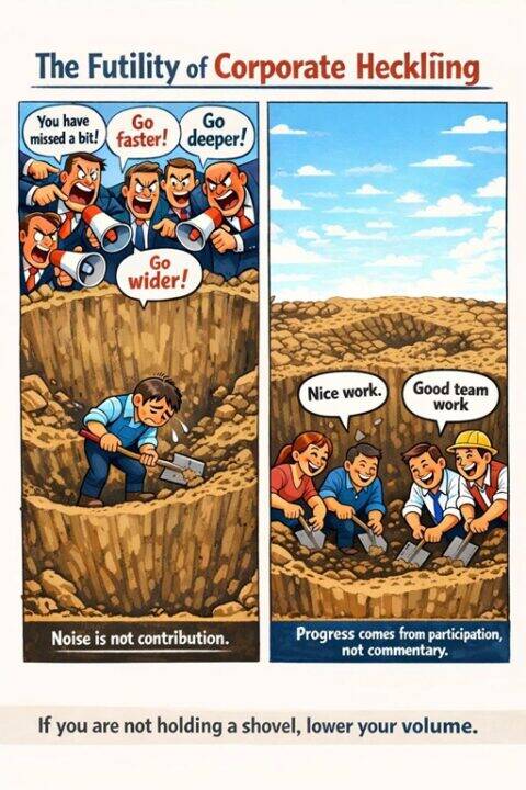 The Futility of Corporate Heckling