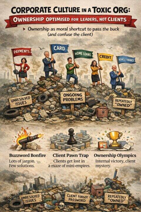 Corporate Culture: Toxic Ownership Optimised for Leaders, Not for Clients