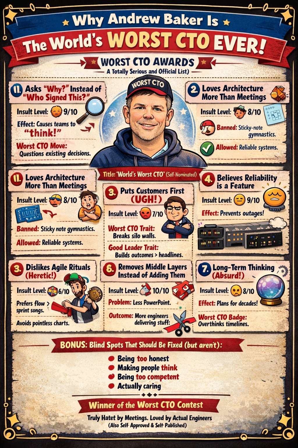 Why Andrew Baker Is the World’s Worst CTO