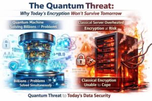 Quantum computer processor threatening digital encryption security
