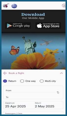 Mobile security warning screen