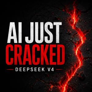 Seismic wave visualization symbolizing AI market disruption from DeepSeek open source release