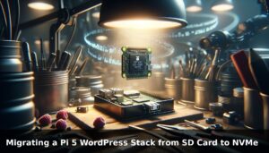 Migrating a Pi 5 WordPress Stack from SD Card to NVMe