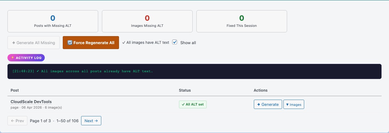 AI ALT Text Generator