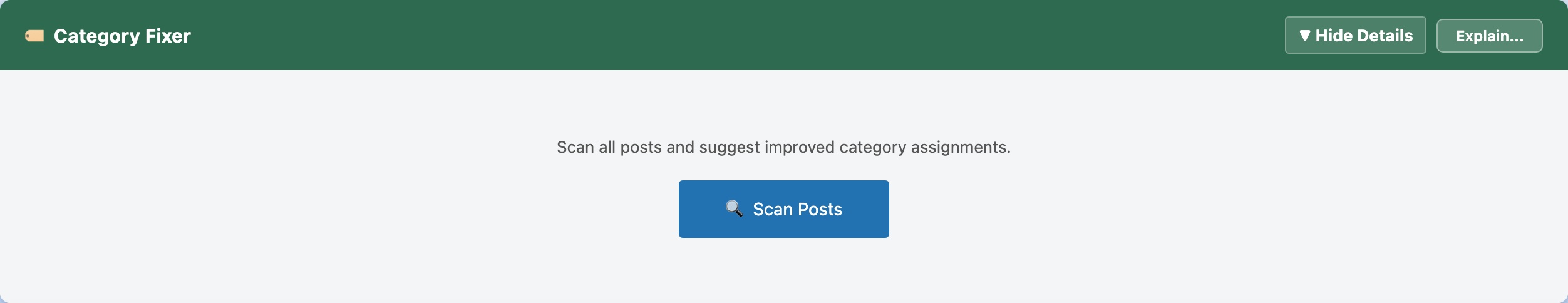 CloudScale SEO AI Optimizer — Category Fixer feature screenshot