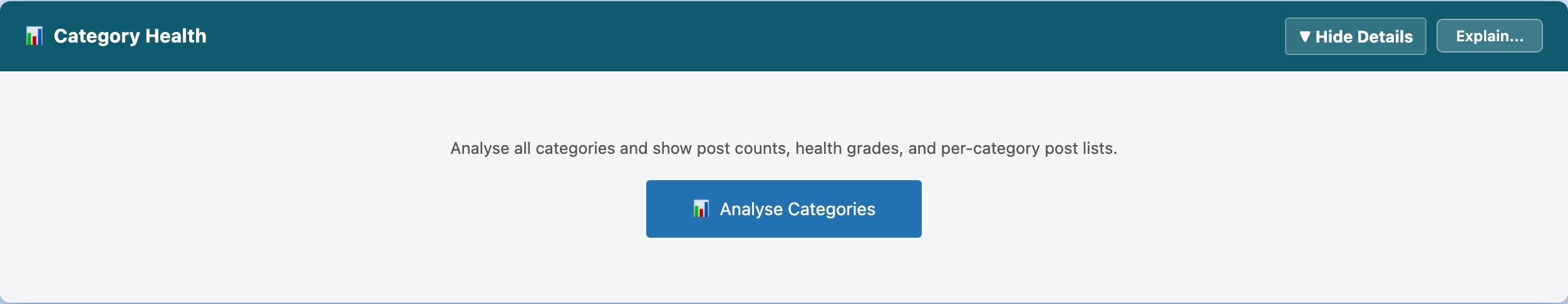 CloudScale SEO AI Optimizer — Category Health feature screenshot