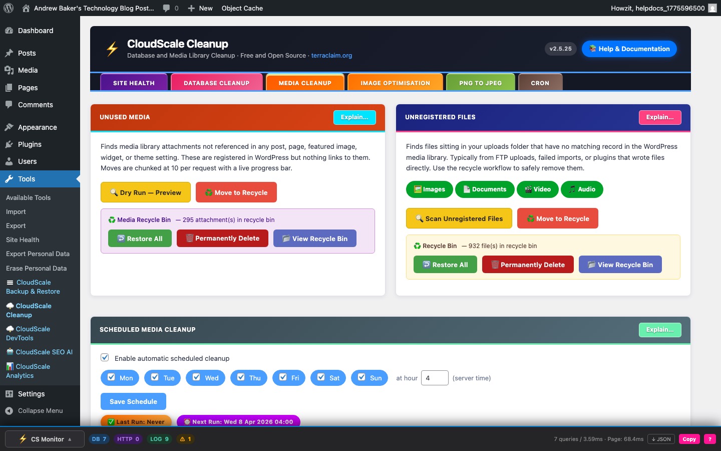 Media Library Cleanup
