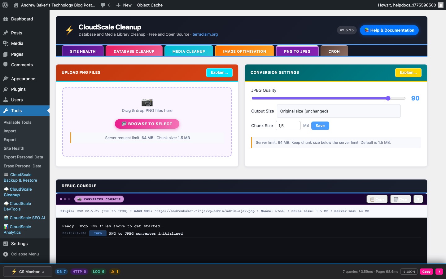 PNG to JPEG Converter