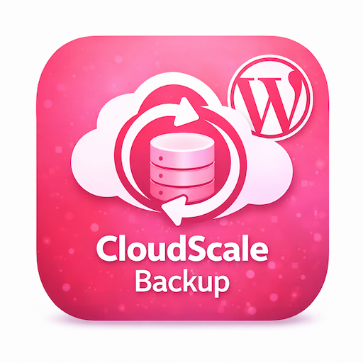 CloudScale Backup and Restore free WordPress plugin interface