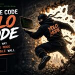 Claude Code terminal interface showing YOLO auto mode scripting workaround