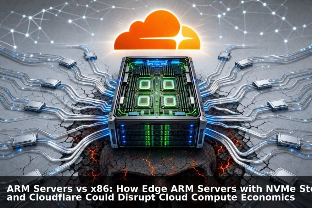 ARM Servers vs x86: How Edge ARM Servers with NVMe Storage and Cloudflare Could Disrupt Cloud Compute Economics