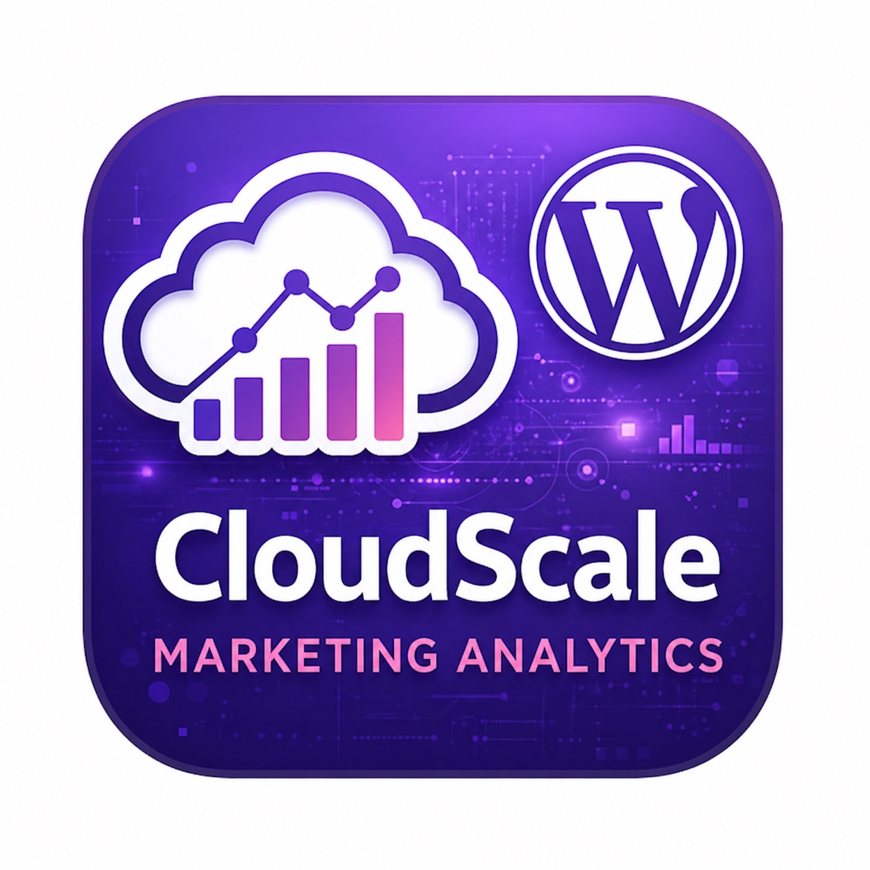 CloudScale Site Analytics plugin icon for WordPress privacy-first analytics