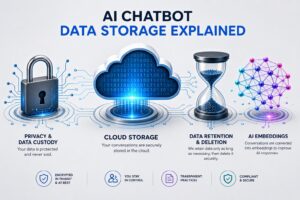 How AI Chatbots Store Your Data: Claude Conversation History, Data Retention, and What Embeddings Actually Are