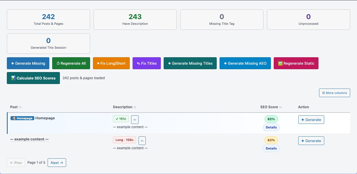 AI Meta Description Writer