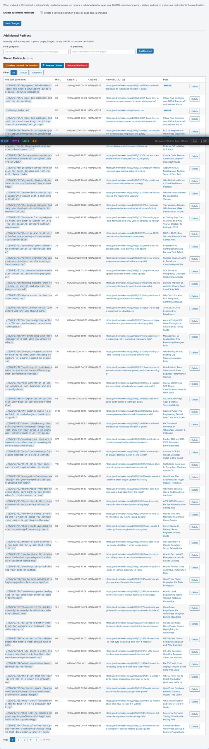 Automatic Redirects