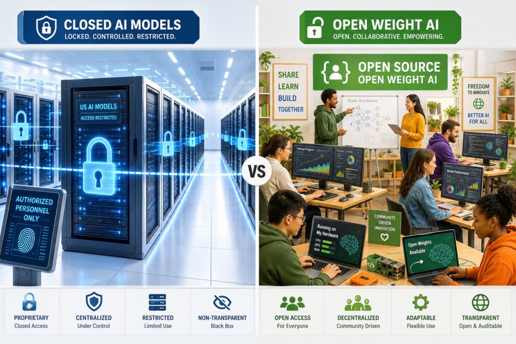 Why Open Weight AI Is Gaining Ground as US Models Get Locked Down