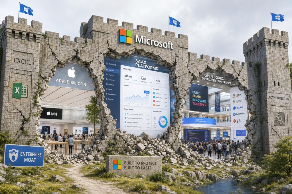 Has Microsoft's Moat Been Breached? What Is Left of the Enterprise Fortress?