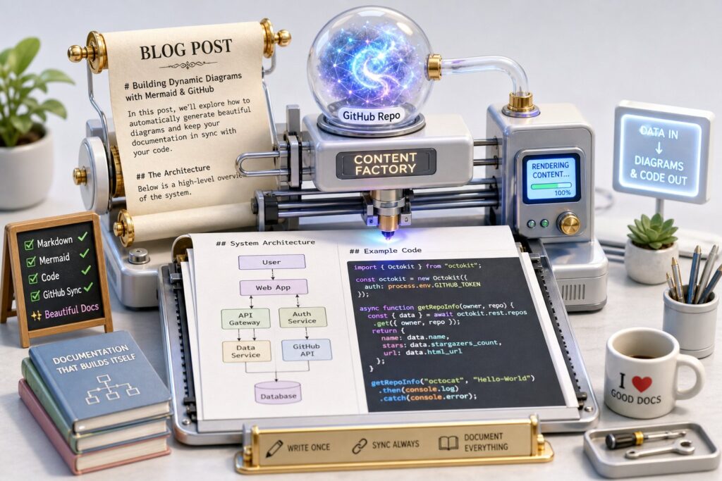Code in Blog Posts Deserves Better: Syntax Highlighting, Live Links to GitHub, and Mermaid Diagrams
