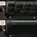 Ghostty Dock: One Window for Every Claude Code Session, With Claude Burst and a Live Cost Panel
