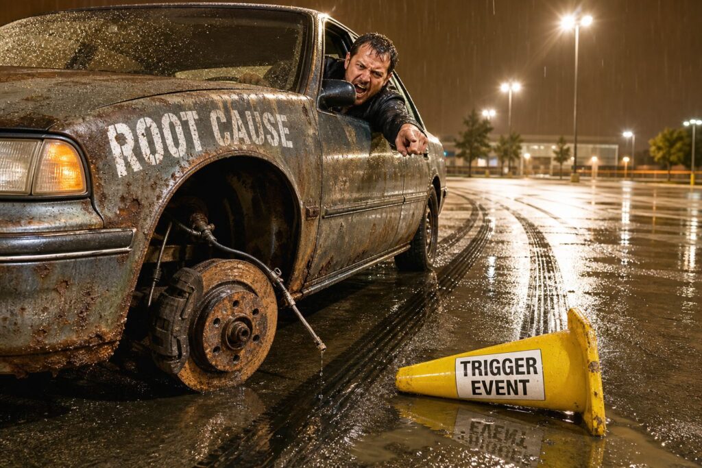 Root Cause Analysis: A Trigger Event Is Not a Root Cause
