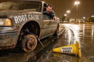 Root Cause Analysis: A Trigger Event Is Not a Root Cause