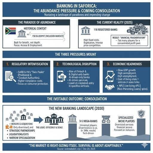 Banking abundance paradox in South Africa with multiple financial service options