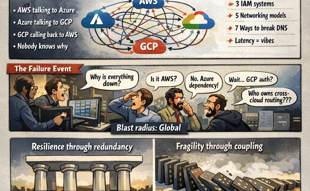 Cracked earth drought landscape symbolizing false security in fragmented systems